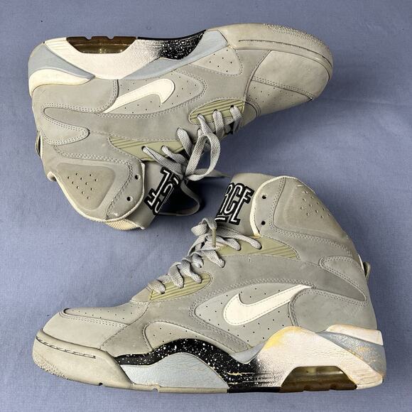 Nike Air Force 180 Mid Wolf Grey Men’s Size 13 Basketball Sneakers 537330-010 - Picture 1 of 9